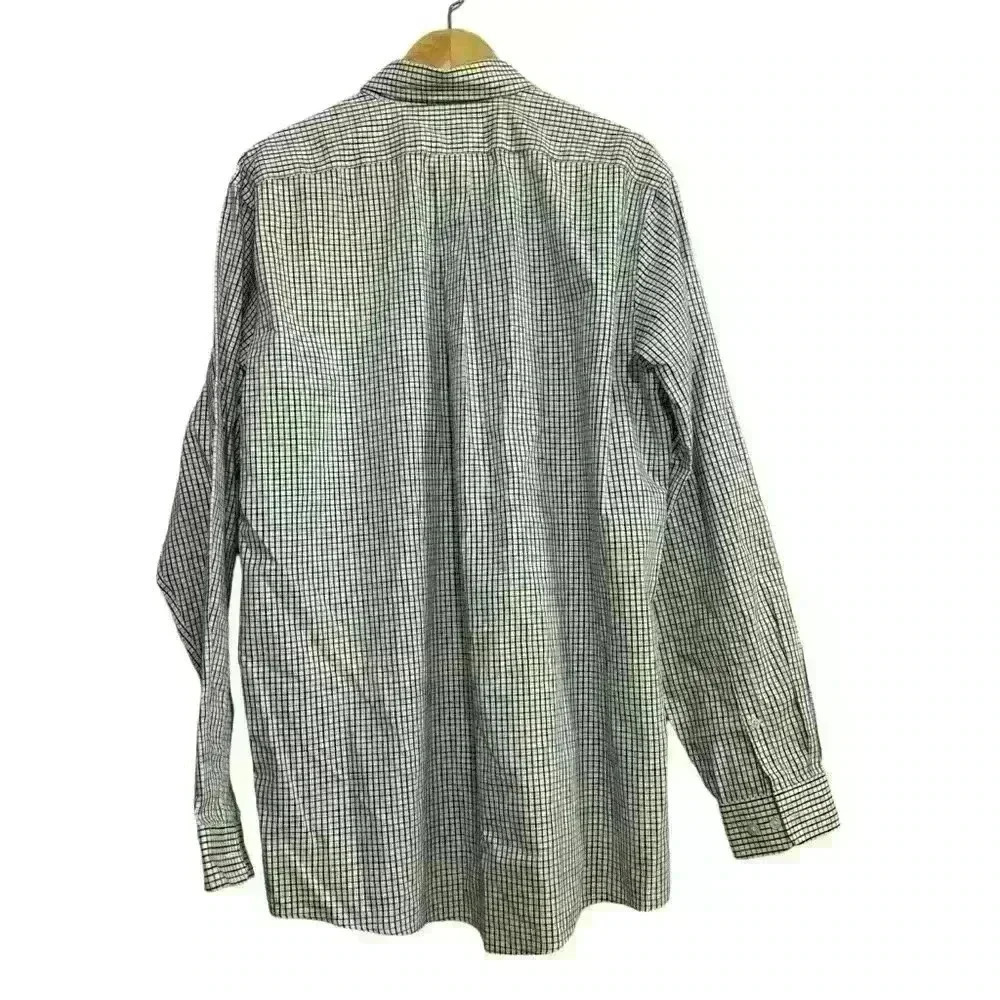 Eddie Bauer wrinkle free relaxed fit button-down dress shirt men’s size TL - Picture 2 of 9